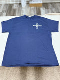 Blue Powerbox Digital Cotton T-Shirt